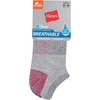 image:imageHanes Womens Socks Lightweight Breathable Socks No Show and Super No Show 6PackPinkGrey