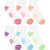 image:imageHanes Womens Socks Lightweight Breathable Socks No Show and Super No Show 6PackWhite With Color Pops