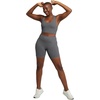 image:imageHanes Womens Stretch Jersey Bike Shorts Womens Cotton Sports Shorts 7 InseamCharcoal Heather