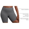 image:imageHanes Womens Stretch Jersey Bike Shorts Womens Cotton Sports Shorts 7 InseamCharcoal Heather