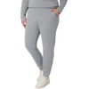 image:imageHanes Womens Sweatpants  EcoSmart Fleece Joggers  OpenBottom Pocketless PullOn Lounge Pants  Reg amp Petite SizesLight Steel