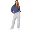 image:imageHanes Womens Sweatpants  EcoSmart Fleece Joggers  OpenBottom Pocketless PullOn Lounge Pants  Reg amp Petite SizesLight Steel