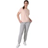 image:imageHanes Womens Sweatpants  EcoSmart Fleece Joggers  OpenBottom Pocketless PullOn Lounge Pants  Reg amp Petite SizesLight Steel
