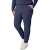 image:imageHanes Womens Sweatpants  EcoSmart Fleece Joggers  OpenBottom Pocketless PullOn Lounge Pants  Reg amp Petite SizesNavy Heather