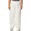 image:imageHanes Womens Sweatpants  EcoSmart Fleece Joggers  OpenBottom Pocketless PullOn Lounge Pants  Reg amp Petite SizesWhite