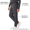 image:imageHanes Womens Sweatpants EcoSmart Fleece Joggers Pocketless Cinched Leg Sweatpants for Women 30Slate Heather
