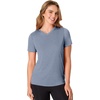 image:imageHanes Womens TShirt 5Pack Sport Cool Dri VNeck Performance Tees MoistureWicking Sun ProtectionBlack  Grey Heather  Navy Heather 