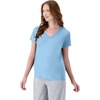 image:imageHanes Womens TShirt 5Pack Sport Cool Dri VNeck Performance Tees MoistureWicking Sun ProtectionLight Blue  1 Pack