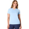 image:imageHanes Womens TShirt 5Pack Sport Cool Dri VNeck Performance Tees MoistureWicking Sun ProtectionPeri Blue  Teal Ivy  Wow Pink  Light Blue