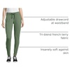 image:imageHanes Womens Triblend French Terry Jogger with PocketsNurture Green Heather