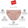 image:imageHanes Womens Underwear Pack 10Pack FullCoverage Cotton Blend Panties MoistureWicking Underwear for WomenPinkBlackGrey HeatherNavyTea FloralWhite Bikini