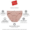 image:imageHanes Womens Underwear Pack 10Pack FullCoverage Cotton Blend Panties MoistureWicking Underwear for WomenPinkBlackGrey HeatherNavyTea FloralWhite Hicut