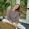 image:imageHanes mens Comfortwash Garment Dyed SweatshirtConcrete Gray