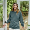image:imageHanes mens Comfortwash Garment Dyed SweatshirtCypress Green