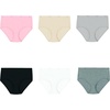 image:imageHanes womens HiCut Panties Pack Lightweight Cotton HiCuts 6Pack Retired Colors May VaryAssorted Neutral Solids Brief