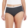 image:imageHanes womens HiCut Panties Pack Lightweight Cotton HiCuts 6Pack Retired Colors May VaryAssorted Ribbed Heathers Brief
