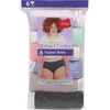 image:imageHanes womens HiCut Panties Pack Lightweight Cotton HiCuts 6Pack Retired Colors May VaryAssorted Ribbed Heathers Brief