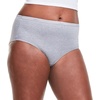 image:imageHanes womens HiCut Panties Pack Lightweight Cotton HiCuts 6Pack Retired Colors May VaryWhitePinkBlackGrey HeatherNavyTea Floral Brief