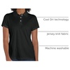image:imageHanes womens Performance Polo Single or 3Pack Sport Cool DRI MoistureWicking Polo Shirt 40 UPF ProtectionBlack  1 Pack
