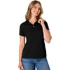 image:imageHanes womens Performance Polo Single or 3Pack Sport Cool DRI MoistureWicking Polo Shirt 40 UPF ProtectionBlackWhiteGray  3 Pack