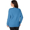 image:imageJUST MY SIZE Womens Plus Size Sweatshirt Ecosmart Fleece Pullover With VnotchDenim Blue