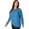 image:imageJUST MY SIZE Womens Plus Size Sweatshirt Ecosmart Fleece Pullover With VnotchDenim Blue