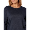 image:imageJUST MY SIZE Womens Plus Size Sweatshirt Ecosmart Fleece Pullover With VnotchEbony
