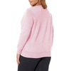 image:imageJUST MY SIZE Womens Plus Size Sweatshirt Ecosmart Fleece Pullover With VnotchPale Pink