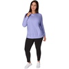 image:imageJUST MY SIZE Womens Plus Size Sweatshirt Ecosmart Fleece Pullover With VnotchPeri Blue
