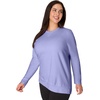 image:imageJUST MY SIZE Womens Plus Size Sweatshirt Ecosmart Fleece Pullover With VnotchPeri Blue
