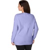 image:imageJUST MY SIZE Womens Plus Size Sweatshirt Ecosmart Fleece Pullover With VnotchPeri Blue