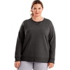 image:imageJUST MY SIZE Womens Plus Size Sweatshirt Ecosmart Fleece Pullover With VnotchSlate Heather