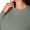 image:imageJUST MY SIZE Womens Plus Size Sweatshirt Ecosmart Fleece Pullover With VnotchStonewashed Green