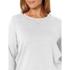 image:imageJUST MY SIZE Womens Plus Size Sweatshirt Ecosmart Fleece Pullover With VnotchWhite