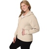 image:imageJUST MY SIZE womens Just My Size Zipup Fleece Womens Hoodie Ecosmart Hooded Sweatshirt Plus SizeChampagne Frost