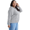 image:imageJUST MY SIZE womens Just My Size Zipup Fleece Womens Hoodie Ecosmart Hooded Sweatshirt Plus SizeLight Steel
