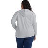 image:imageJUST MY SIZE womens Just My Size Zipup Fleece Womens Hoodie Ecosmart Hooded Sweatshirt Plus SizeLight Steel