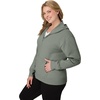 image:imageJUST MY SIZE womens Just My Size Zipup Fleece Womens Hoodie Ecosmart Hooded Sweatshirt Plus SizeStonewashed Green