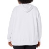image:imageJUST MY SIZE womens Just My Size Zipup Fleece Womens Hoodie Ecosmart Hooded Sweatshirt Plus SizeWhite