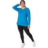 image:imageJUST My Size Womens Just My Size PlusSize Long Sleeve Cotton TShirt ScoopNeck TShirts for WomenDeep Dive