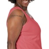 image:imageJUST My Size Womens Just My Size Womens Size Cotton Jersey Shirttail Tank Top Plus Sleeveless ShirtsBriny Pink