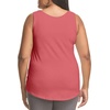 image:imageJUST My Size Womens Just My Size Womens Size Cotton Jersey Shirttail Tank Top Plus Sleeveless ShirtsBriny Pink