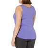 image:imageJUST My Size Womens Just My Size Womens Size Cotton Jersey Shirttail Tank Top Plus Sleeveless ShirtsPetal Purple