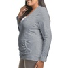 image:imageJust My Size Womens Full Zip Jersey HoodieDada Gray Pe Heather