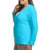 image:imageJust My Size Womens Full Zip Jersey HoodieProcess Blue