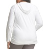 image:imageJust My Size Womens Full Zip Jersey HoodieWhite