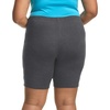 image:imageJust My Size Womens Stretch Jersey Bike Shorts Plus Size PullOn Bike ShortsCharcoal Heather