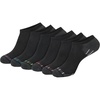 image:imageHanes Womens 6Pair Comfort Fit No Show SocksBlack  Multicolored Stripes