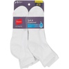 image:imageHanes Womens Crew Ankle amp No Show Socks 6 Pairs Cushioned Quarter Socks for Women Shoe Sizes 59 amp 812White