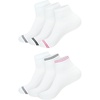image:imageHanes Womens Crew Ankle amp No Show Socks 6 Pairs Cushioned Quarter Socks for Women Shoe Sizes 59 amp 812White With Stripes